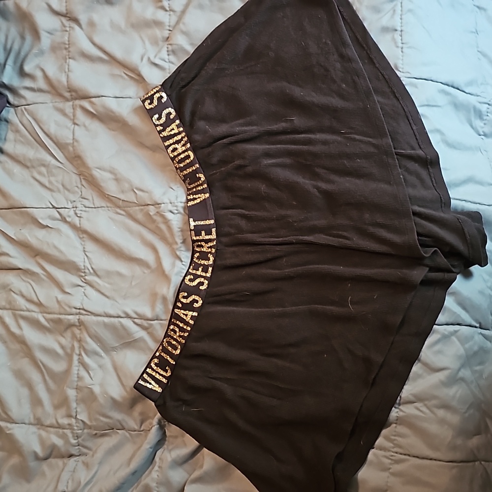 Victoria's Secret Black Sleep Shorts XL